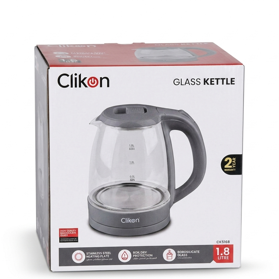 CK5168 GLASS KETTLE 1.8L 1500W