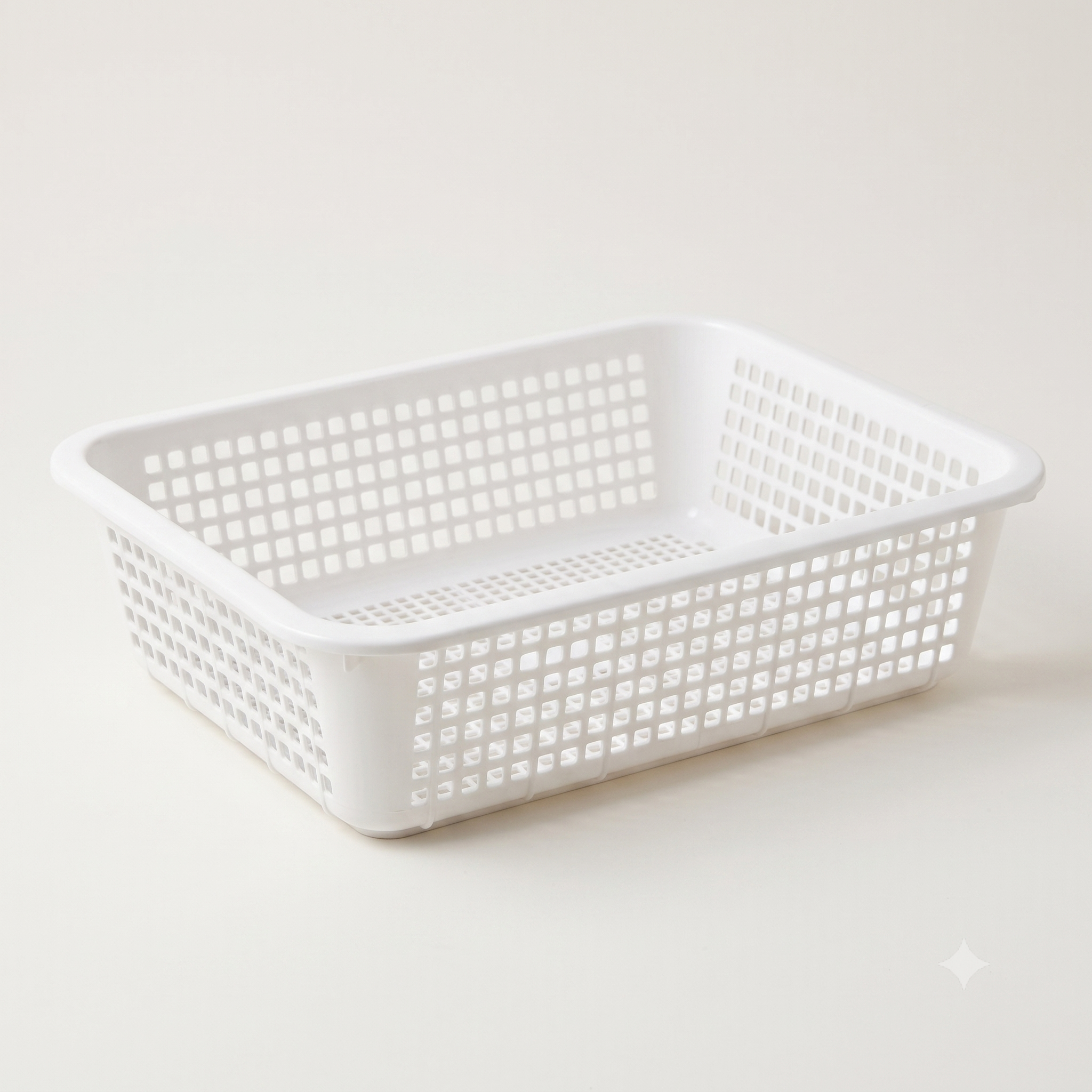 Large Rectangular Plastic Basket, Thai, 2116