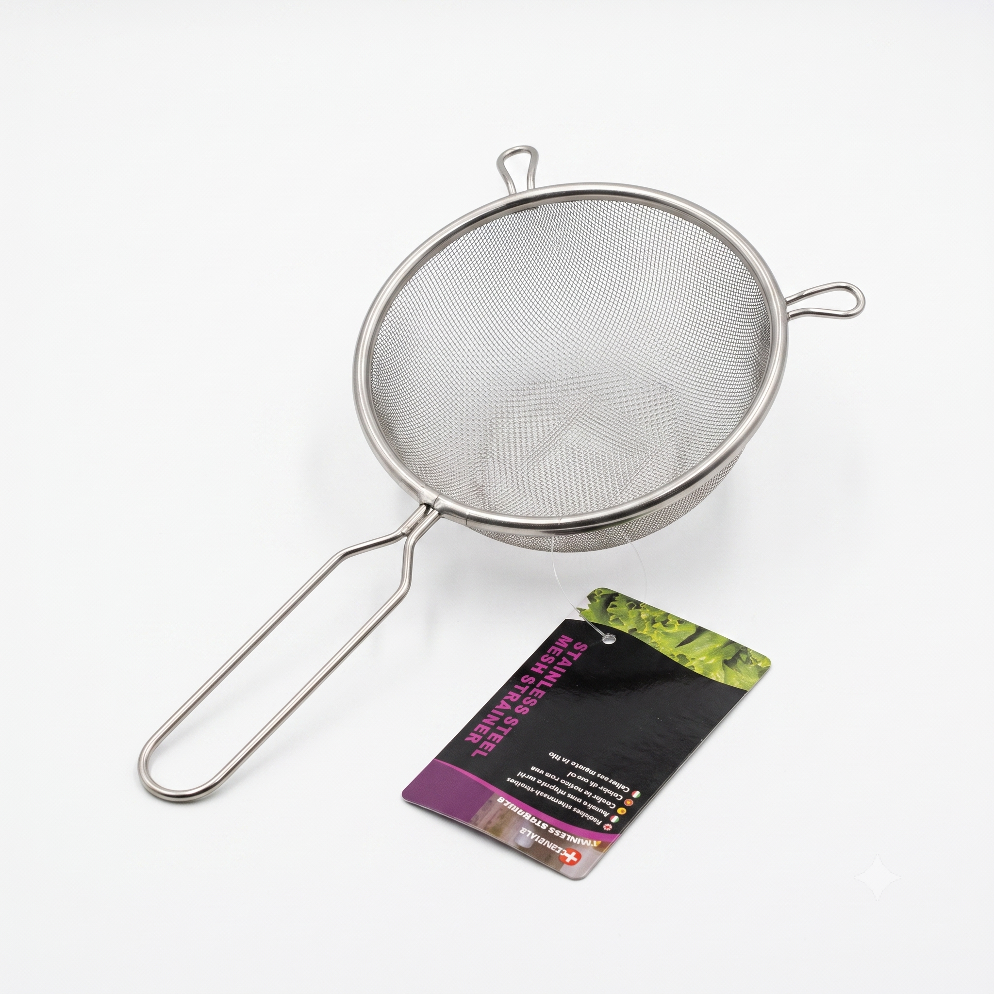Deep Stainless Steel Strainer 15 cm