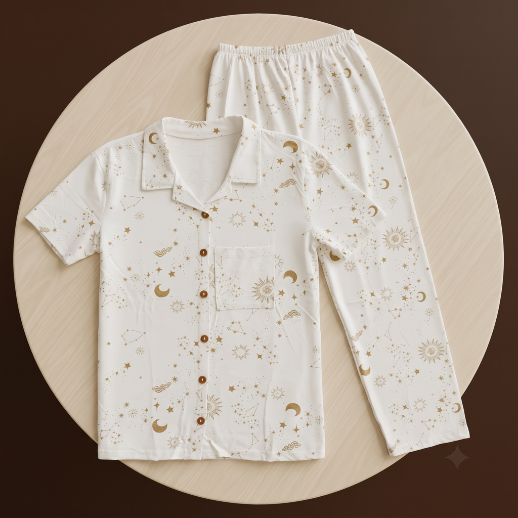 Universe White Womens Pajamas