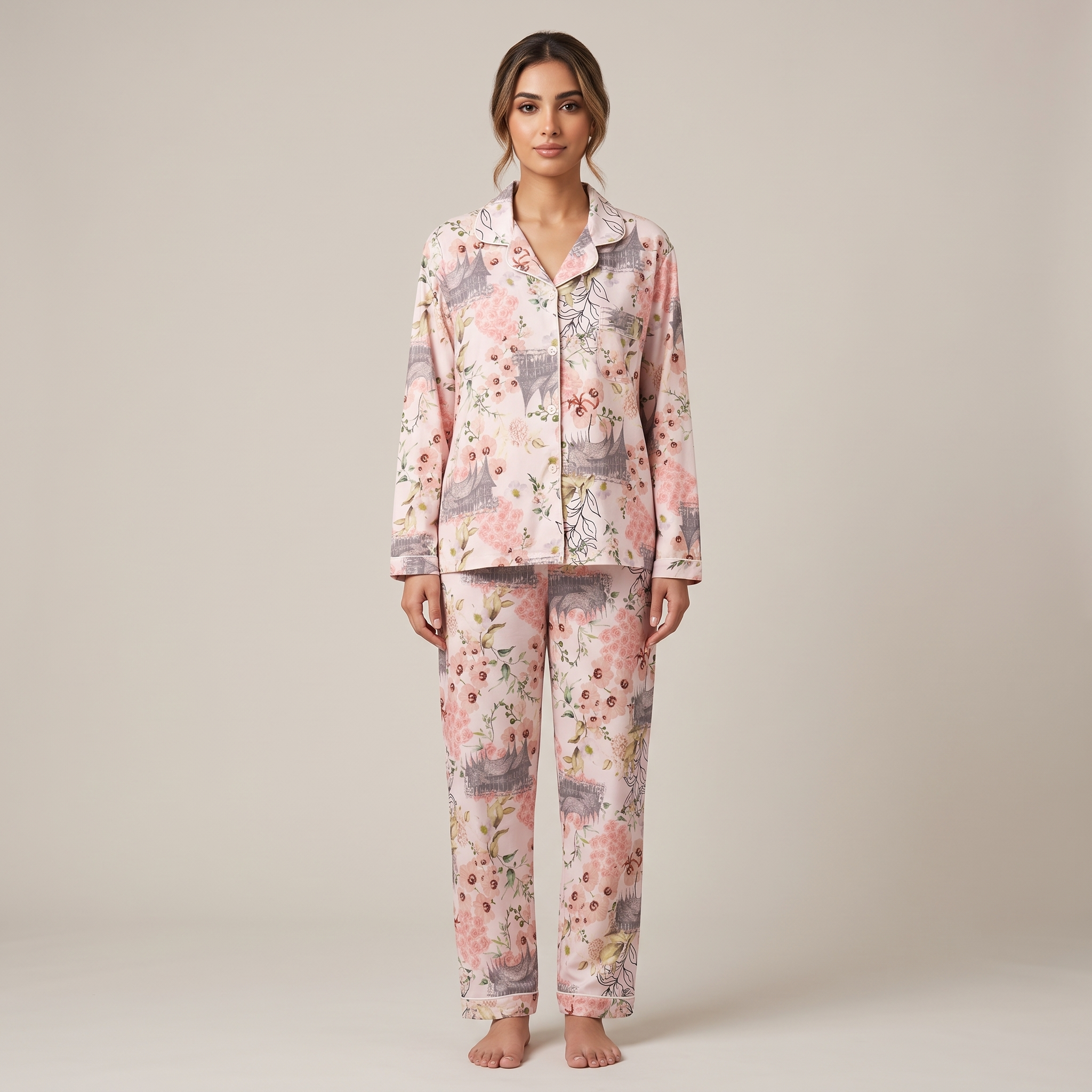 Womens Pajamas 2Pcs CD361
