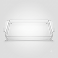 Rectangular Medium Clear Tray TR23-03-M