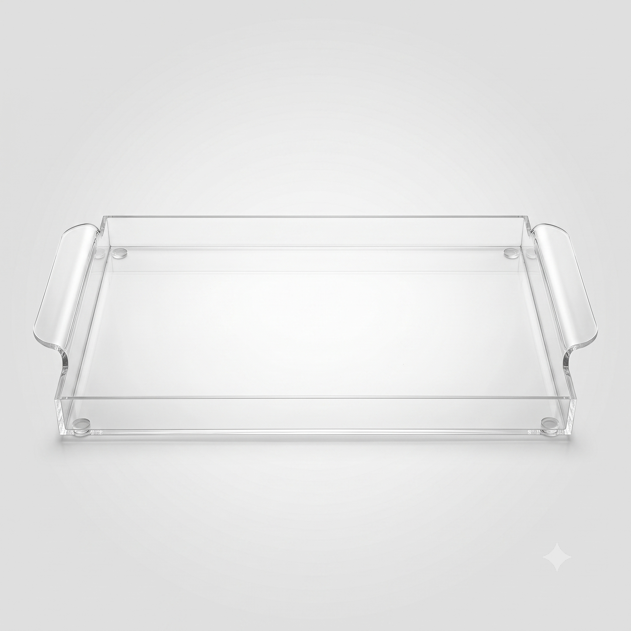 Rectangular Medium Clear Tray TR23-03-M