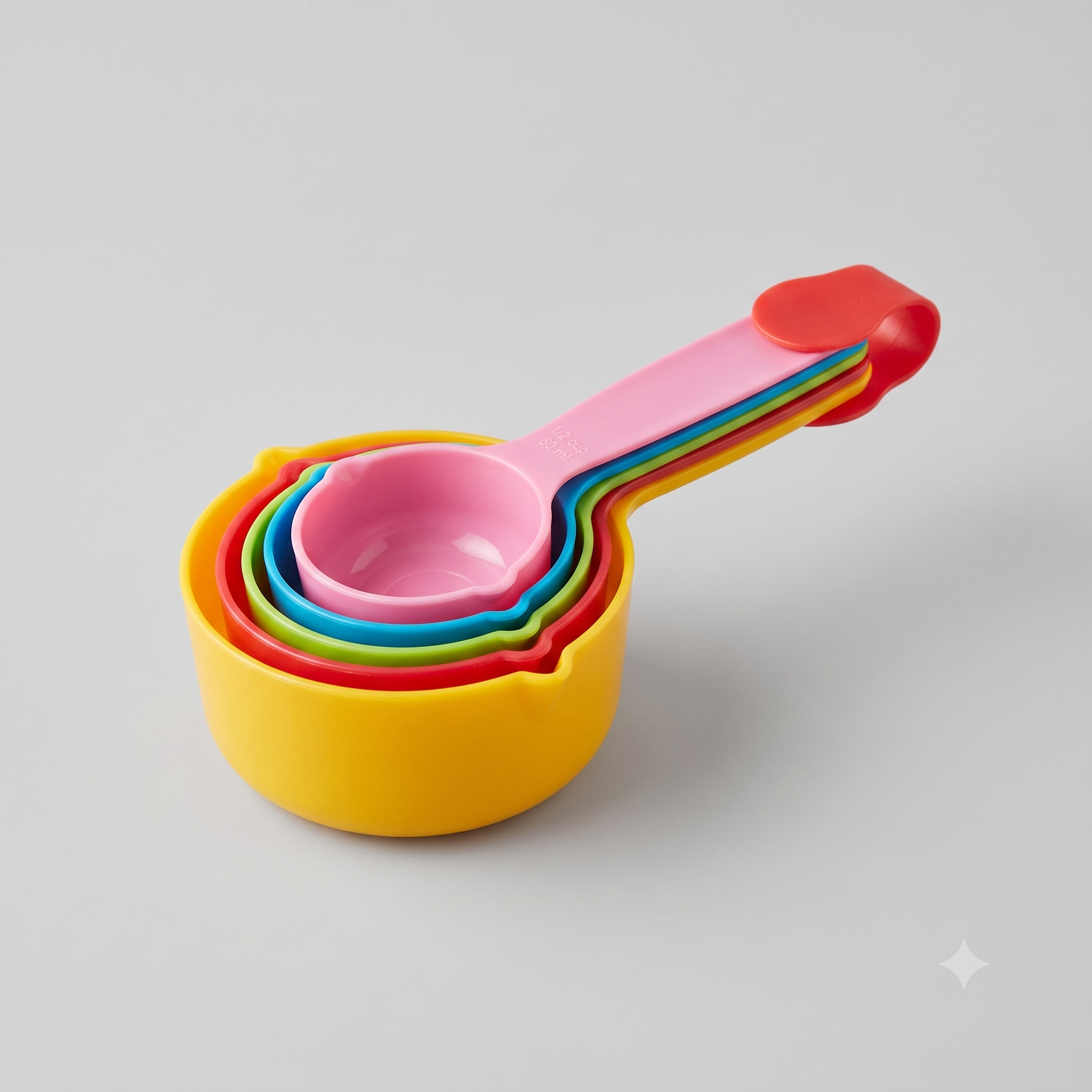 Large Plastic Measuring Spoon Set 7-1752