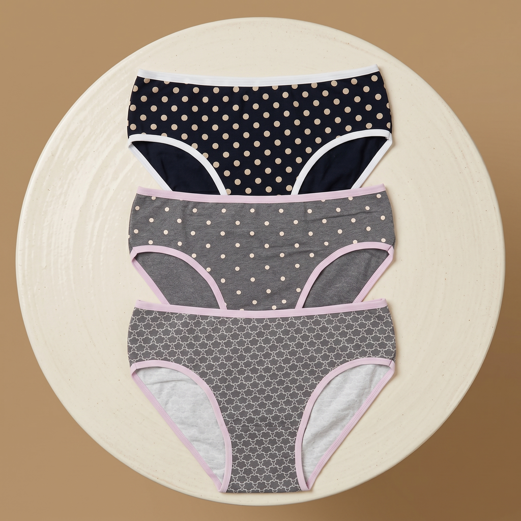 Womens Underwear 3Pcs Set 1010-1