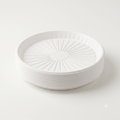 ROUND WHITE PLASTIC PLATE 26 PP