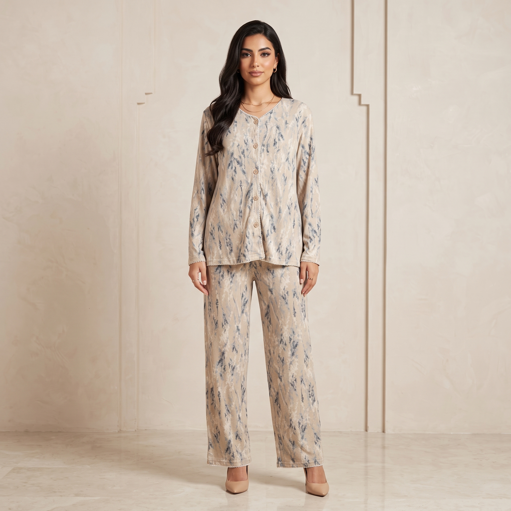 Womens Pyjama 2 Pcs 9138