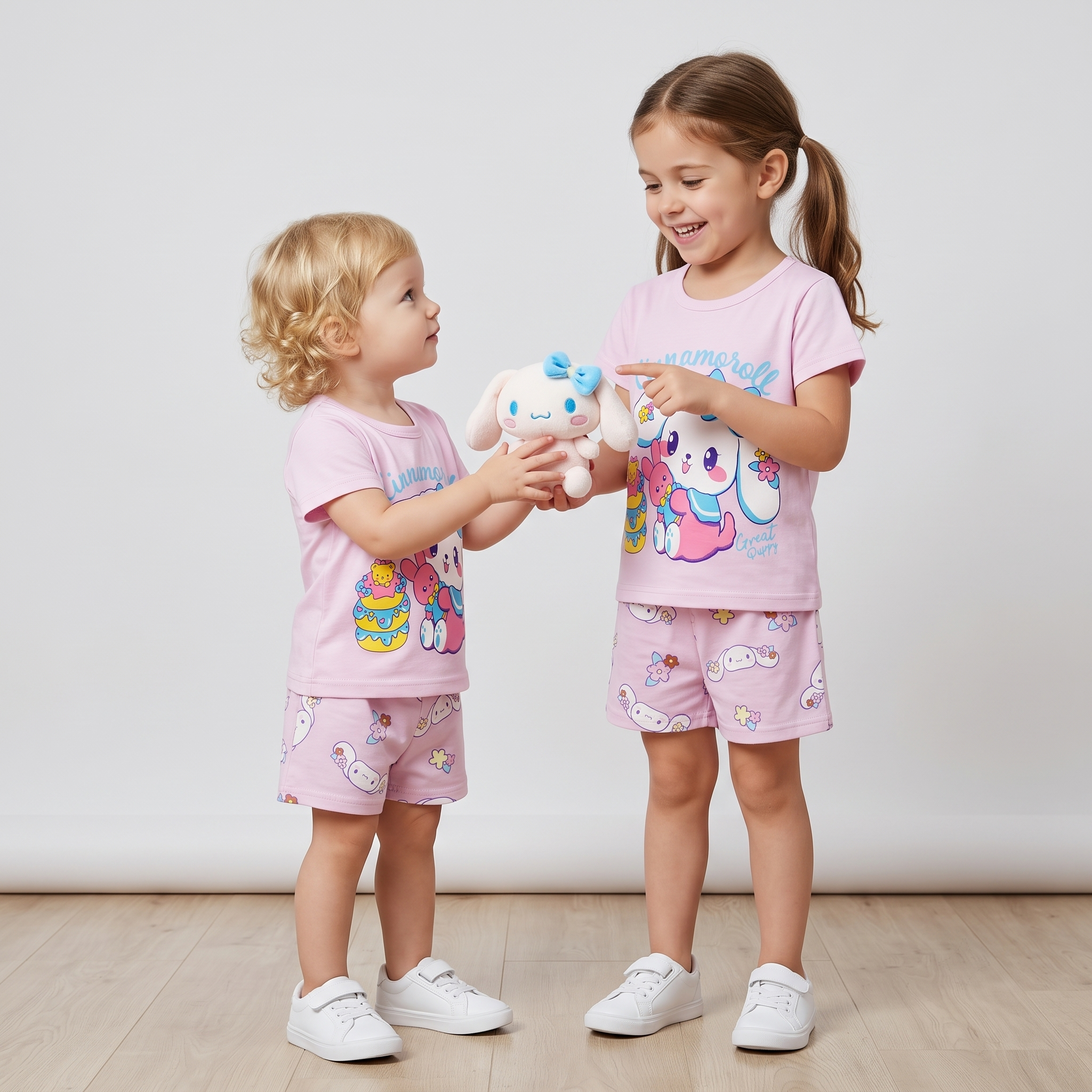 Cinnamoroll Pink H/S Short Set