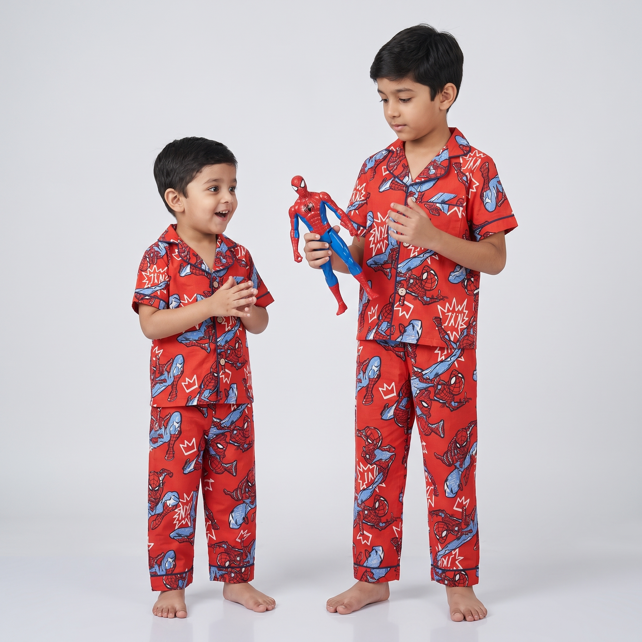 NYC Spiderman kids H/S Pajamas