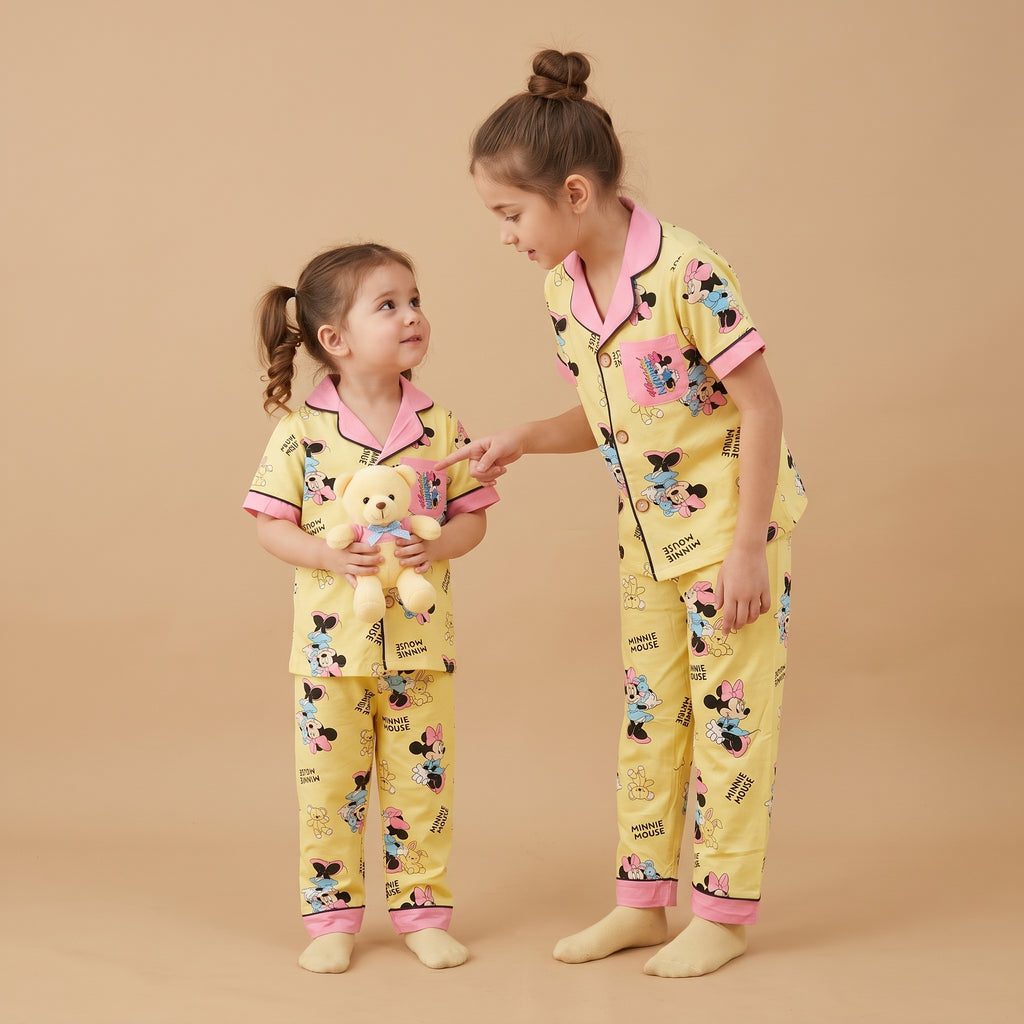 Minnie Teddy Kids H/S Pajamas