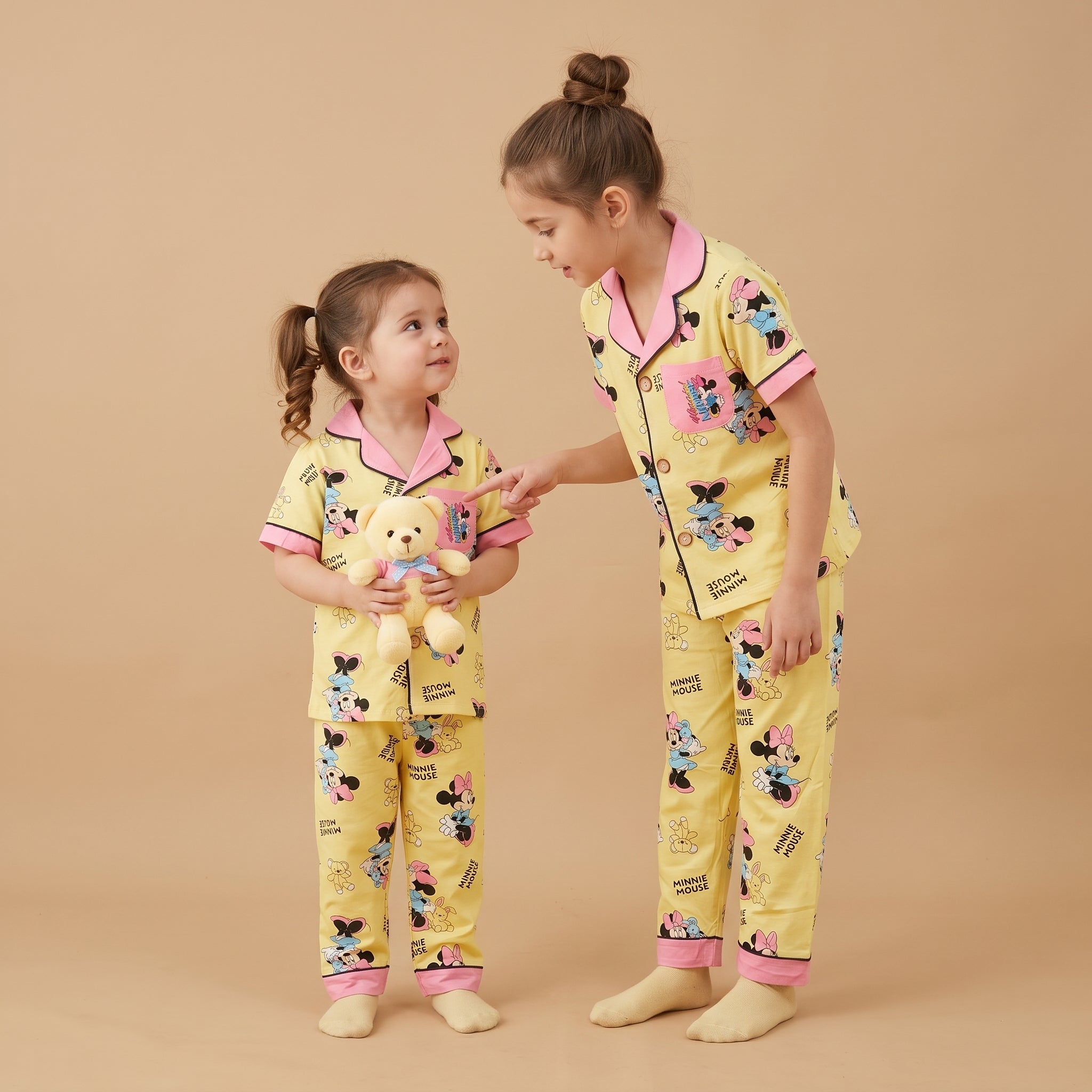 Minnie Teddy Kids H/S Pajamas