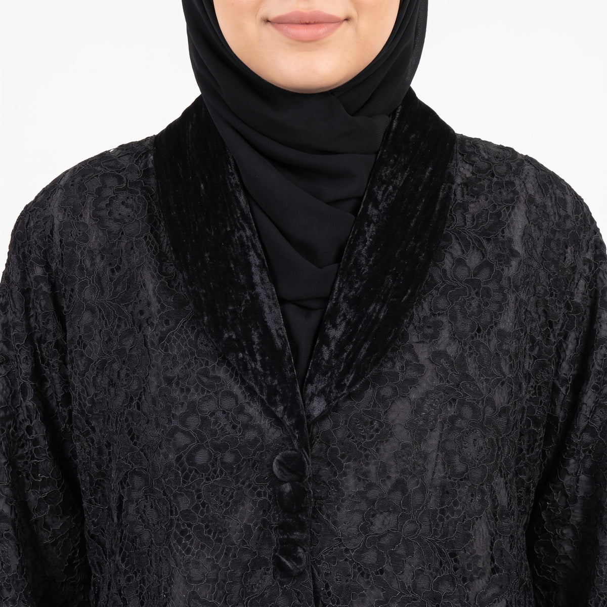 Jacket & Abaya With Shalle 003357