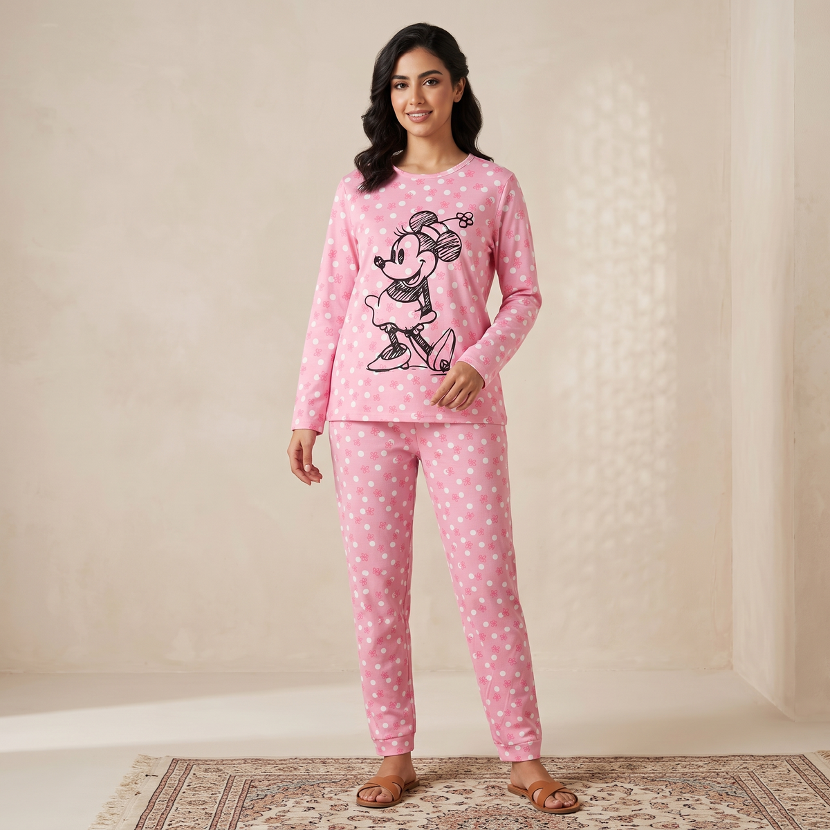 Womens L/S Pajama 2Pcs WB13081
