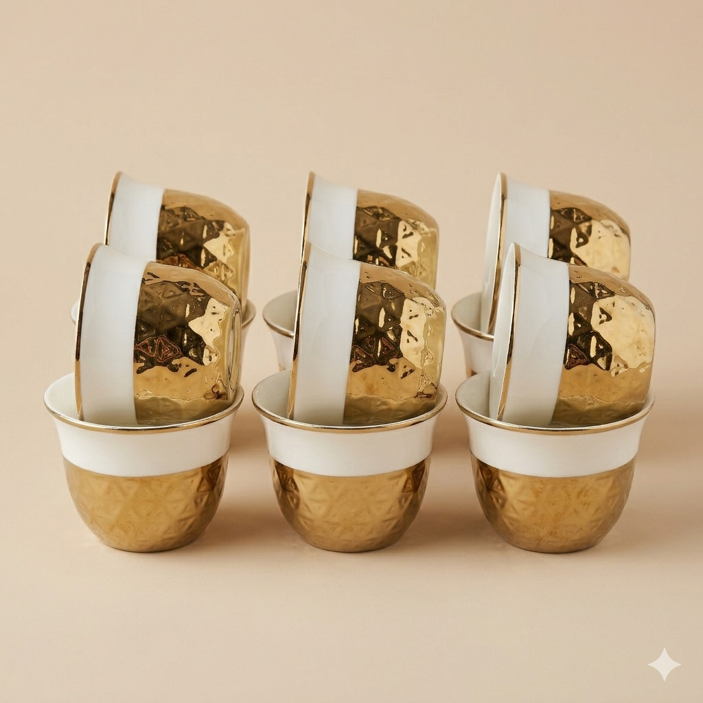 Arabic Coffee Cup Set 12pcs GER4486