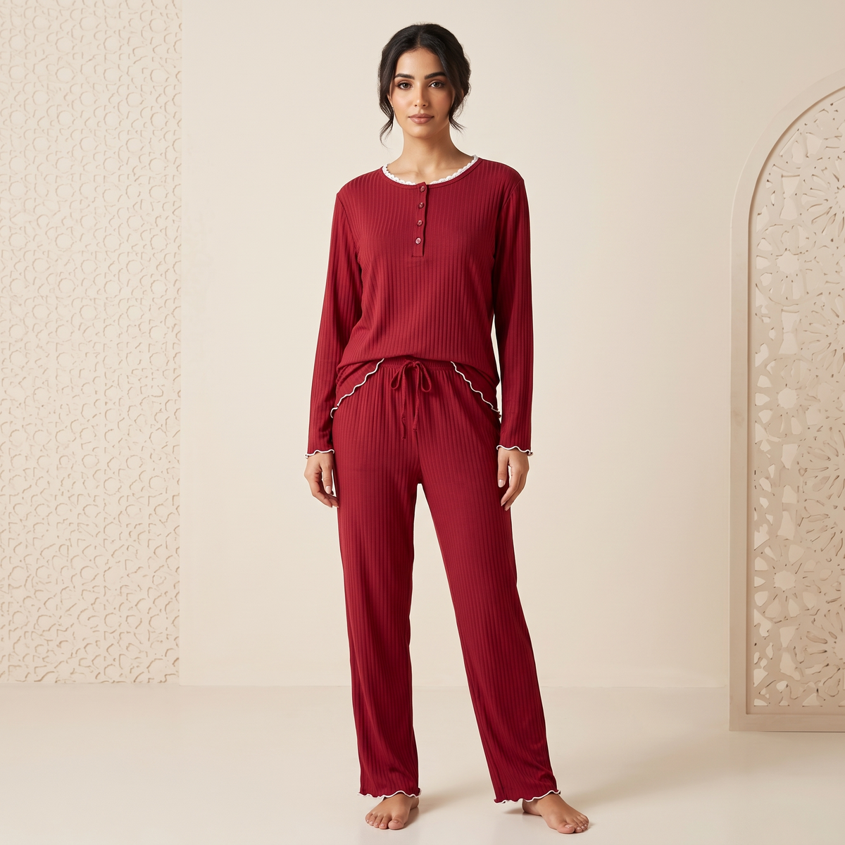 Womens Pajama 2Pcs HM-70512
