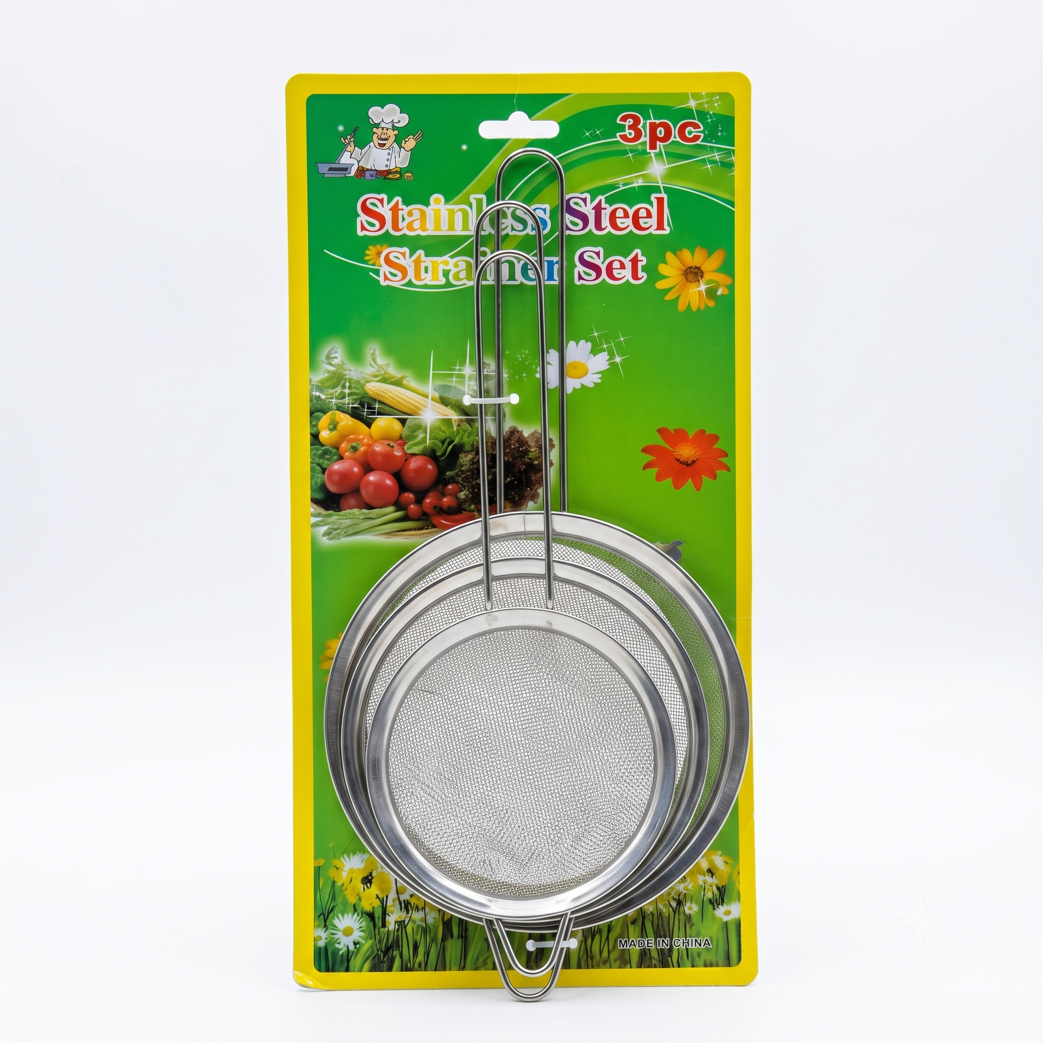 طقم مصفى شاى 3 قطع كبير tea strainer BIG 42146