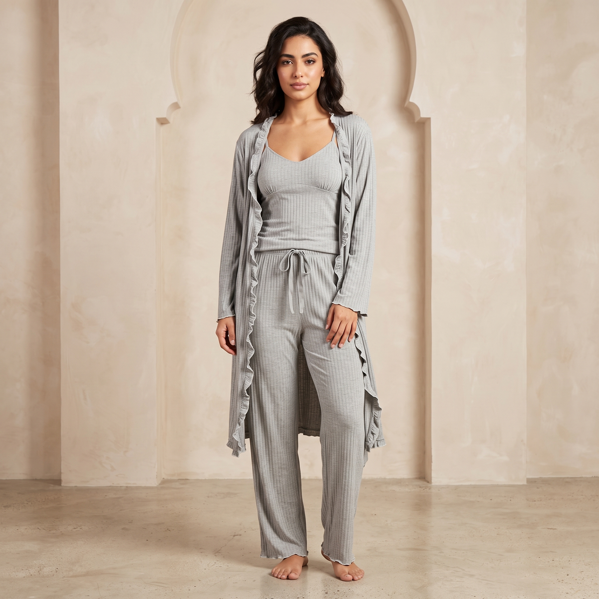 Womens Pajama 3Pcs HM-70619