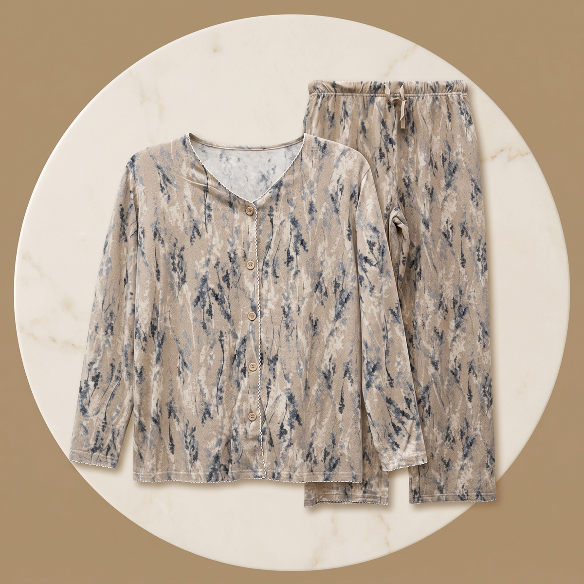 Womens Pyjama 2 Pcs 9138