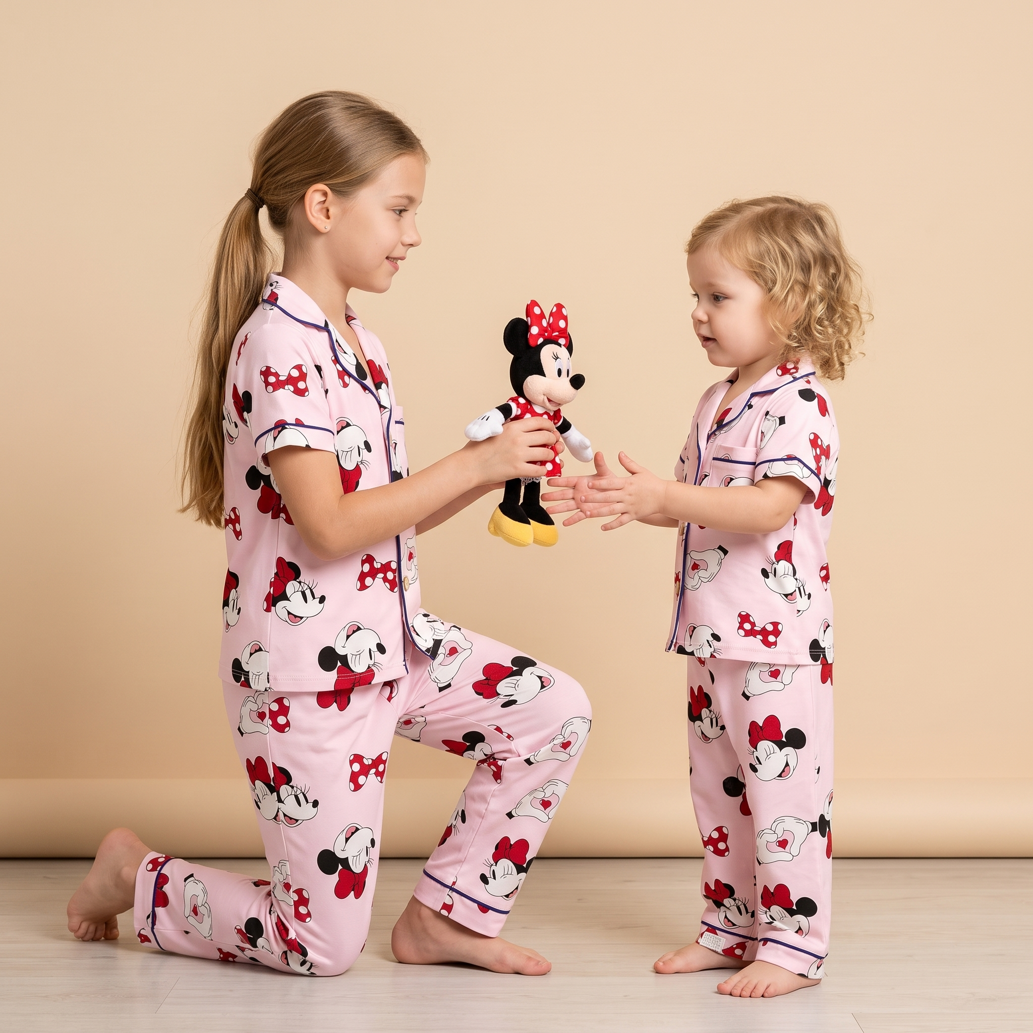 Wink Minnie Pink kids H/S Pajamas
