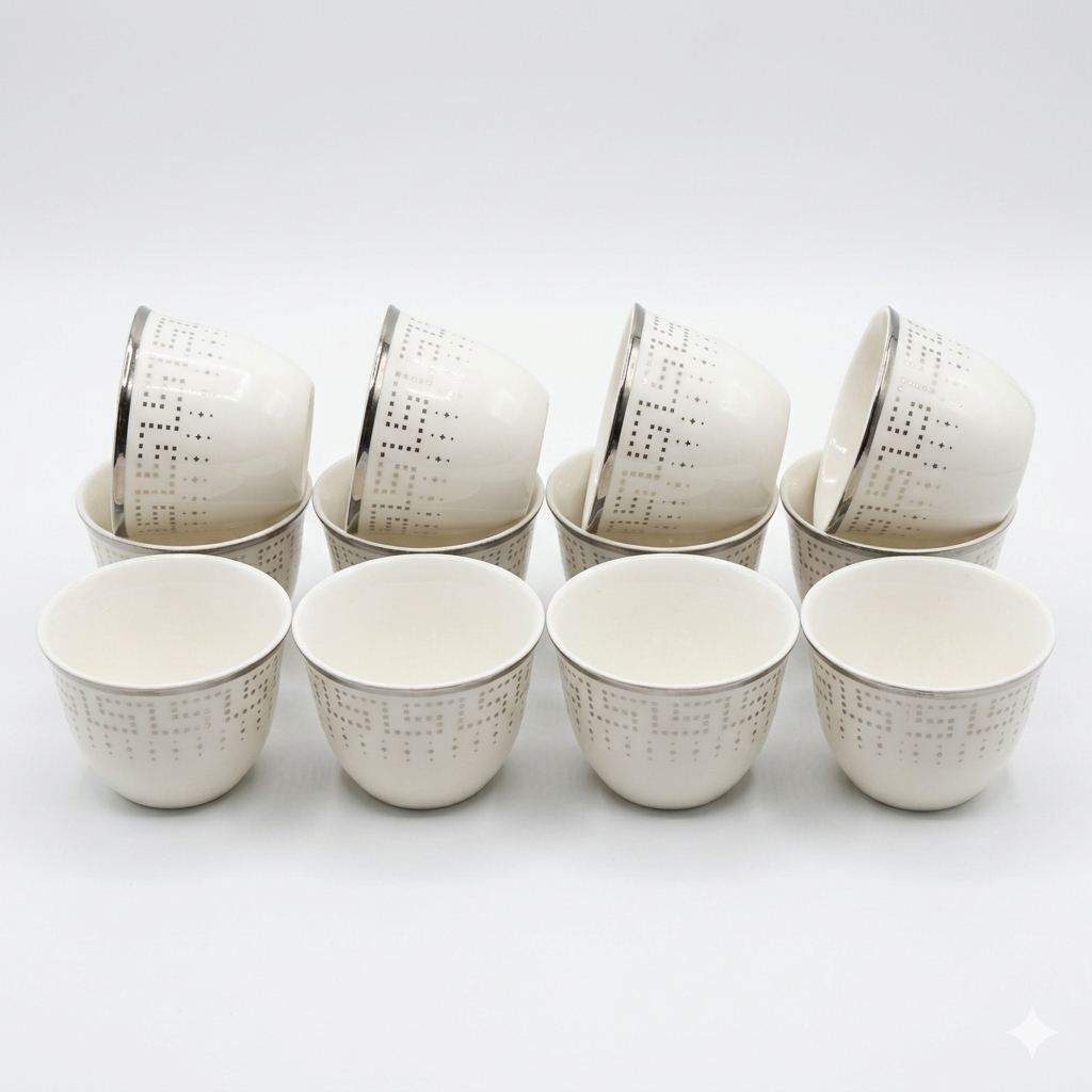 12-piece Arabic Coffee Cup Set GER4448