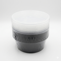 Microwave safe black round bowl 250ml