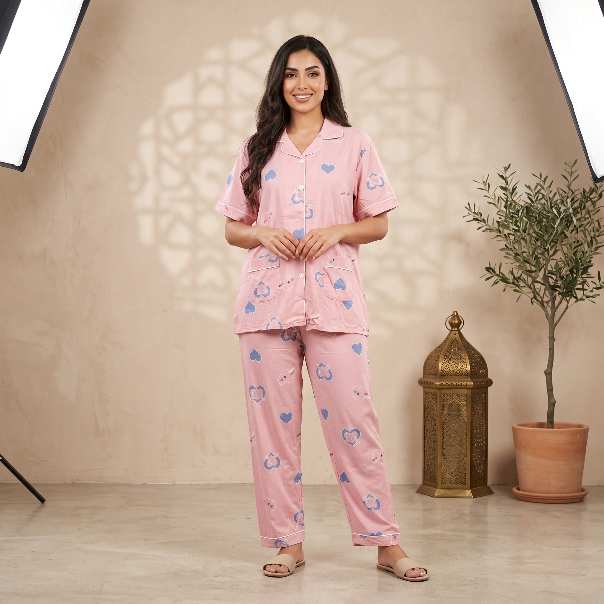 Womens Pajamas 2Pcs 658