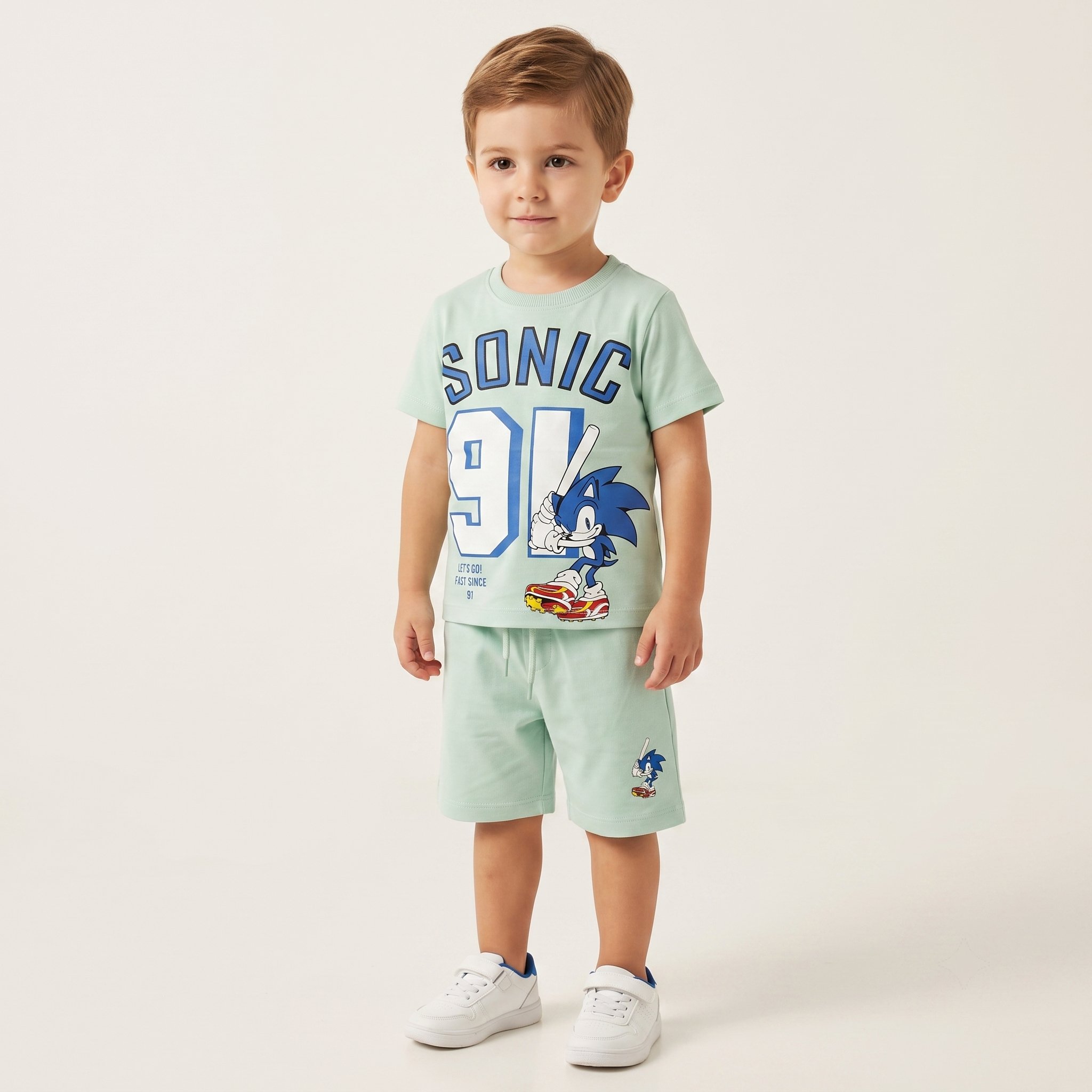 Sonic 91 Boys H/S shorts