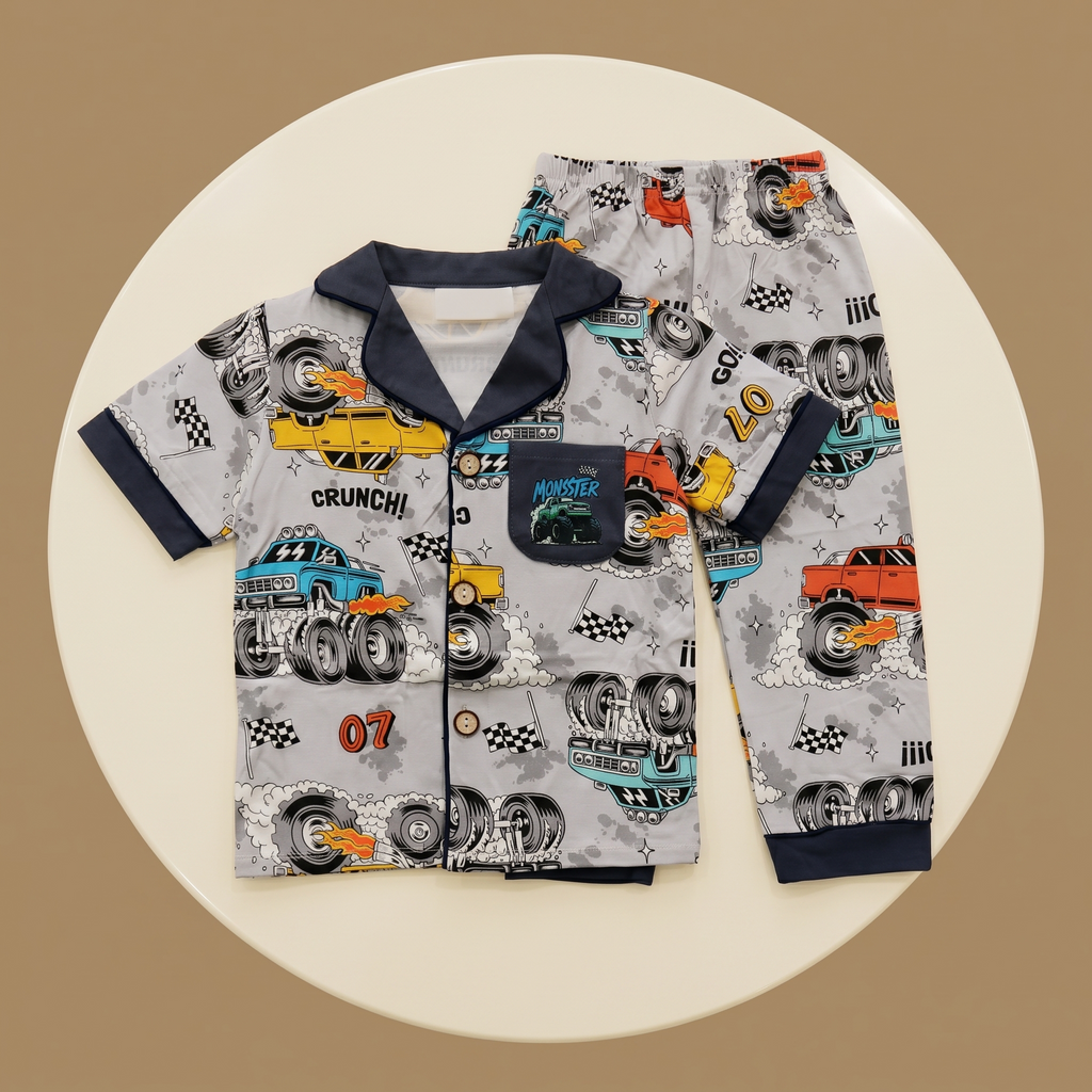 Monster 07 Kids H/S Pajamas