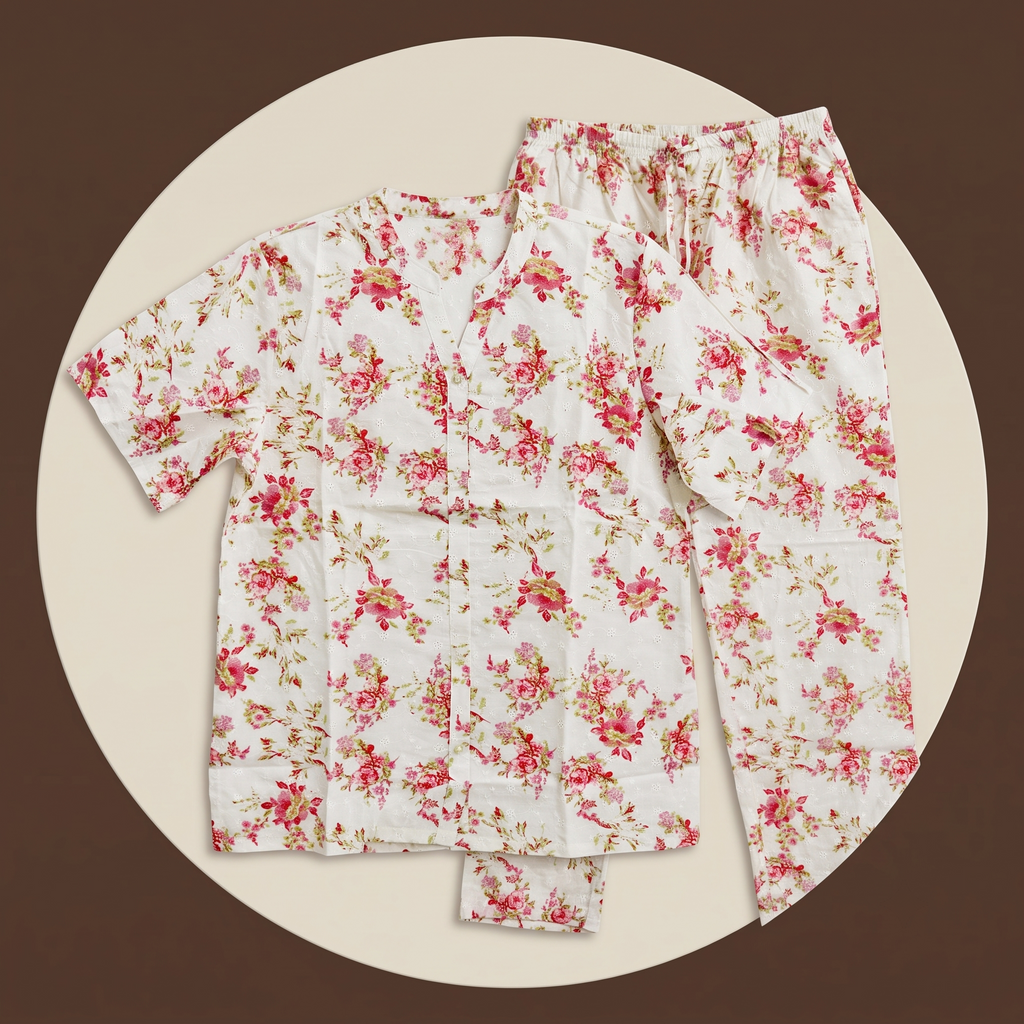 Womens Pajamas 2Pcs 9384 (D)