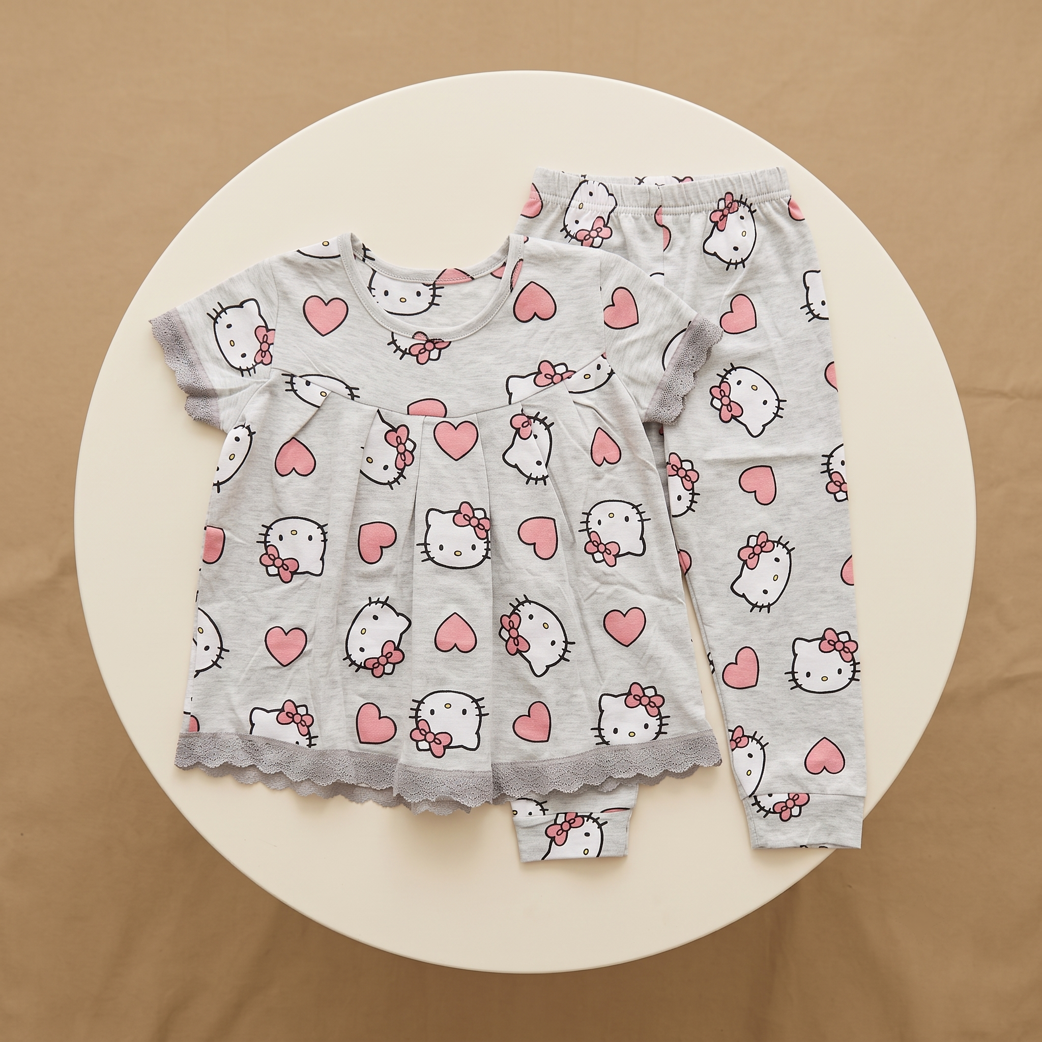 Hello Kitty Girls H/S Pajamas