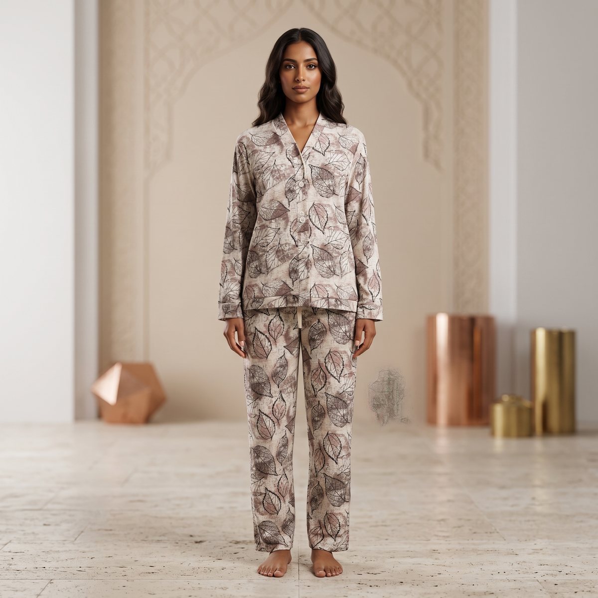 Womens Pyjama 2 Pcs 9133