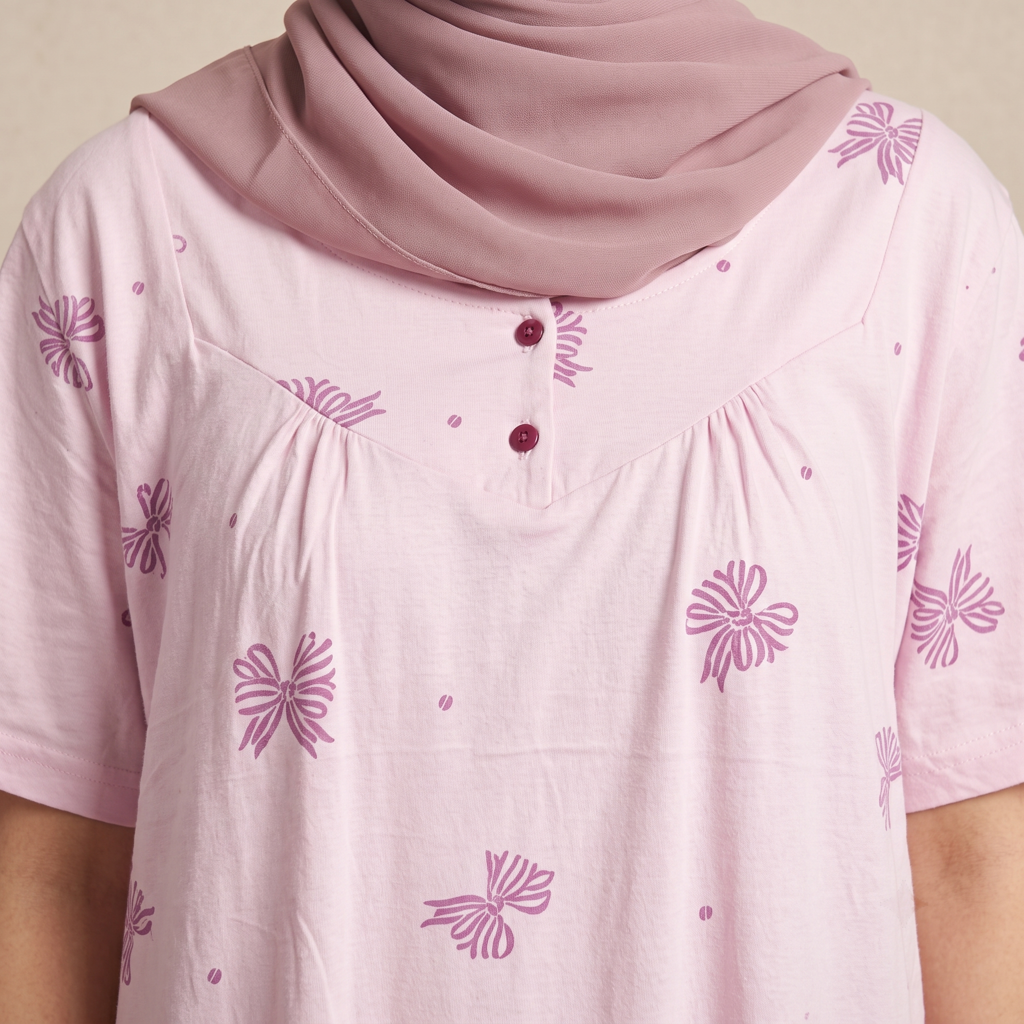 Womens Midi Bows Pink