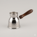 Hammered Silver Copper Coffee Pot No. 4