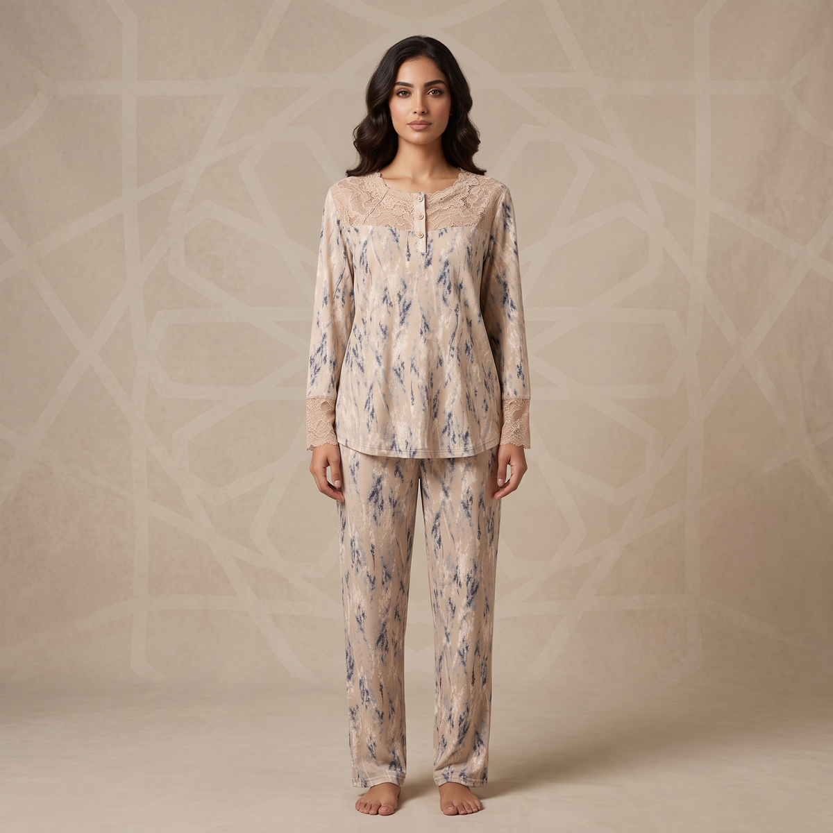 Womens Pyjama 2 Pcs 9139