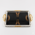 Gold + Silver Serving Platters 24-3035