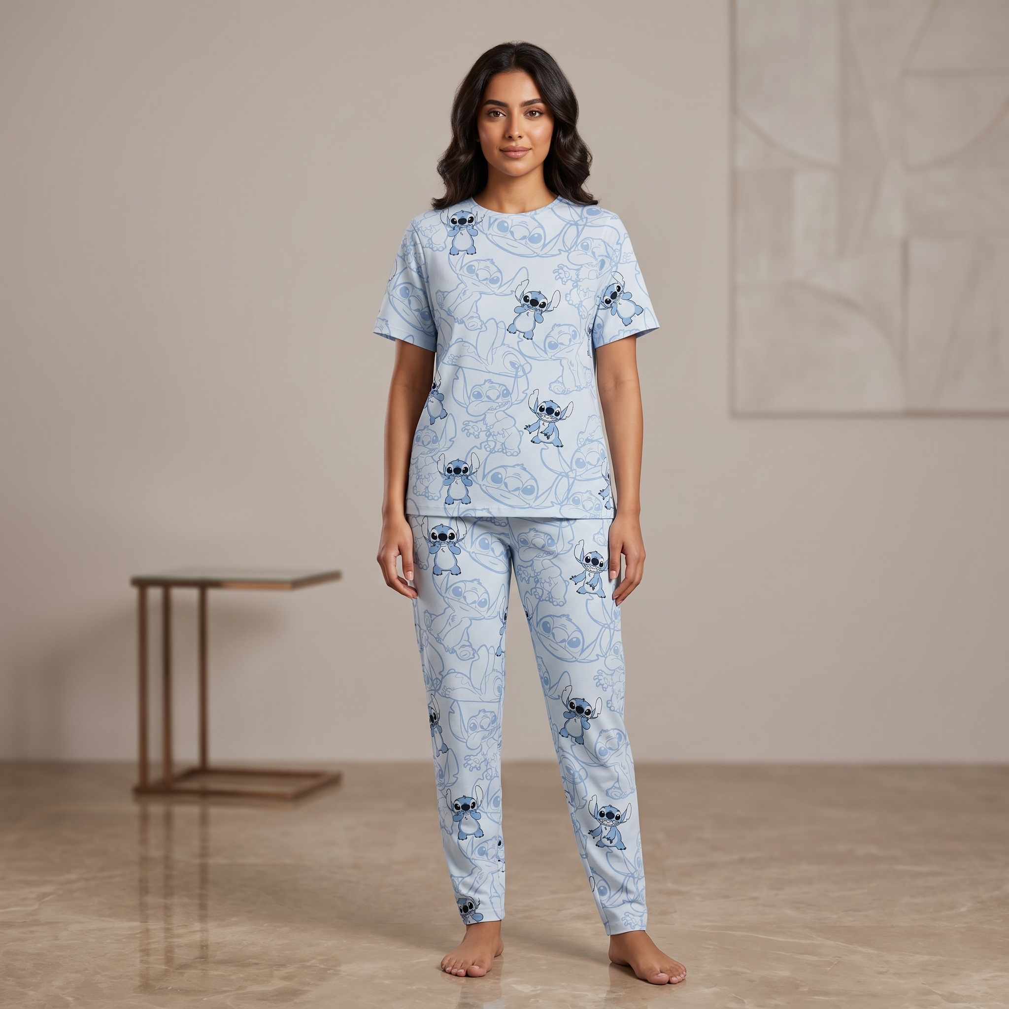 Stitch Enjoying Womens Pajamas
