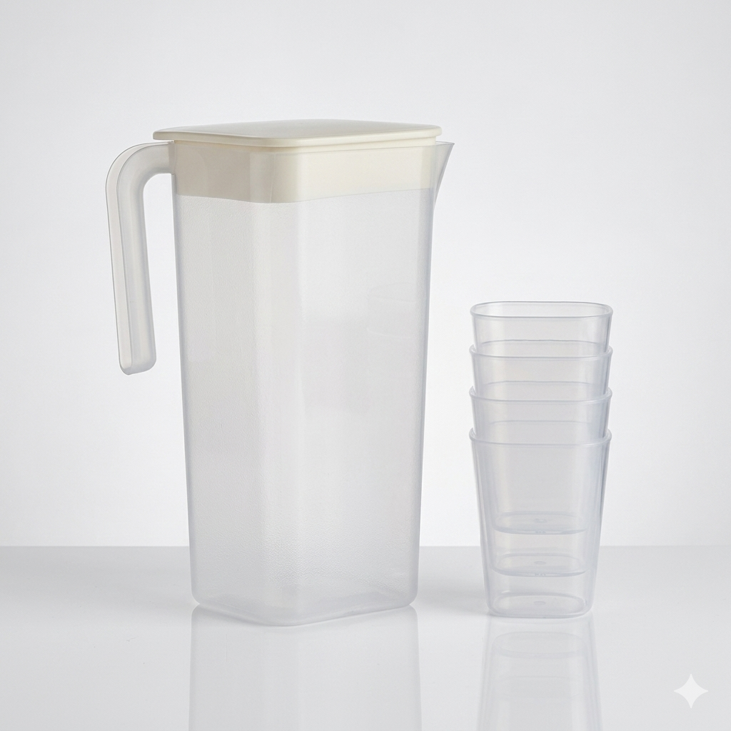 Large plastic pitcher
