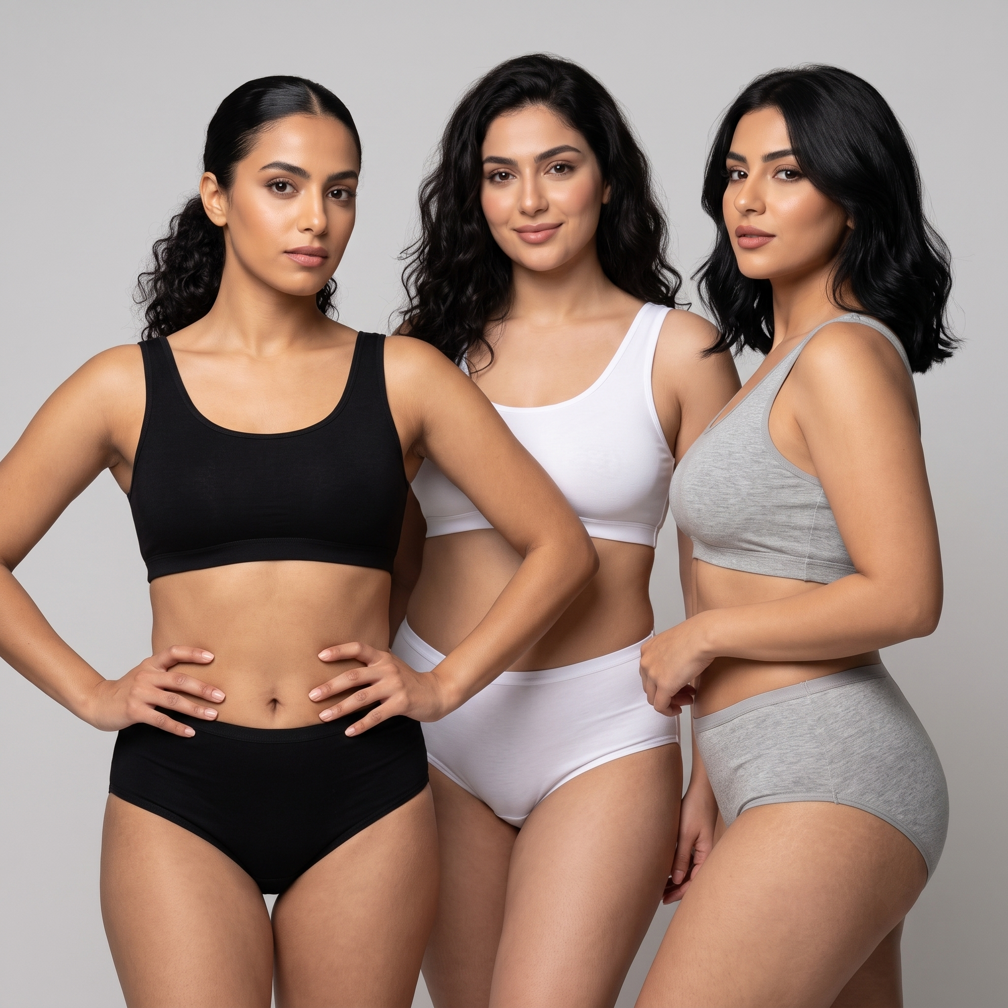 Womens Underwear 3Pcs Set Jumbo 1011-9
