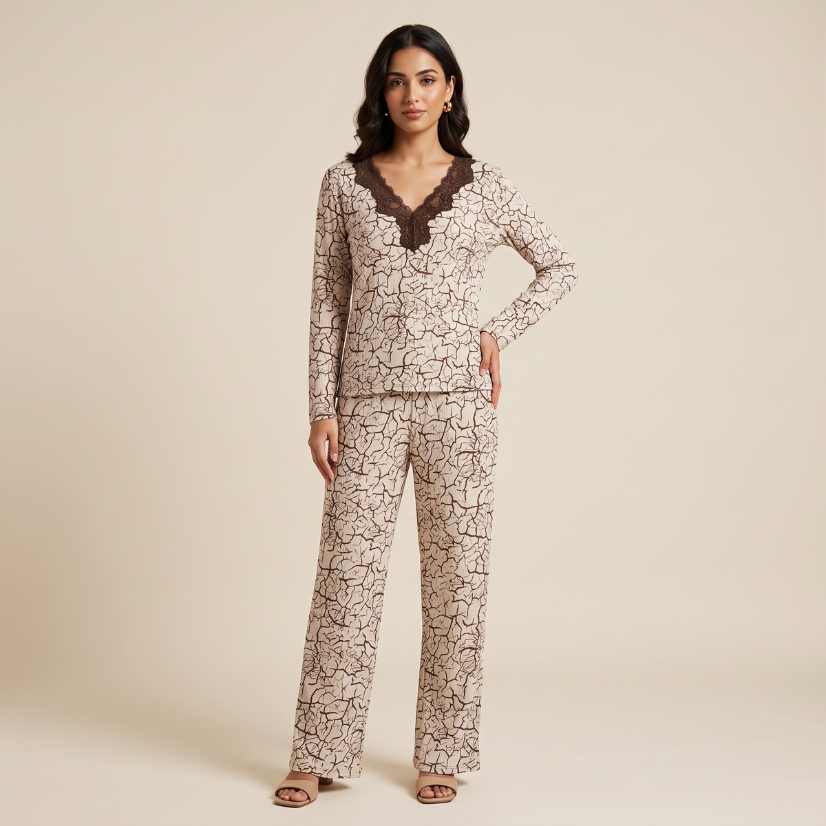 Womens Pyjama 2 Pcs 9143