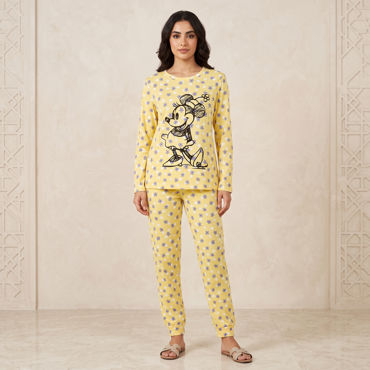 Womens L/S Pajama 2Pcs WB13081