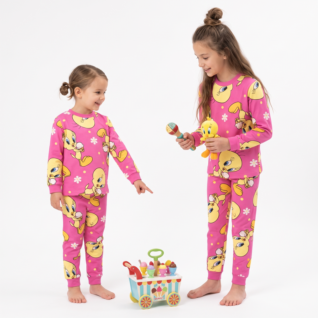Kids L/S Pajamas 2W40303A/B