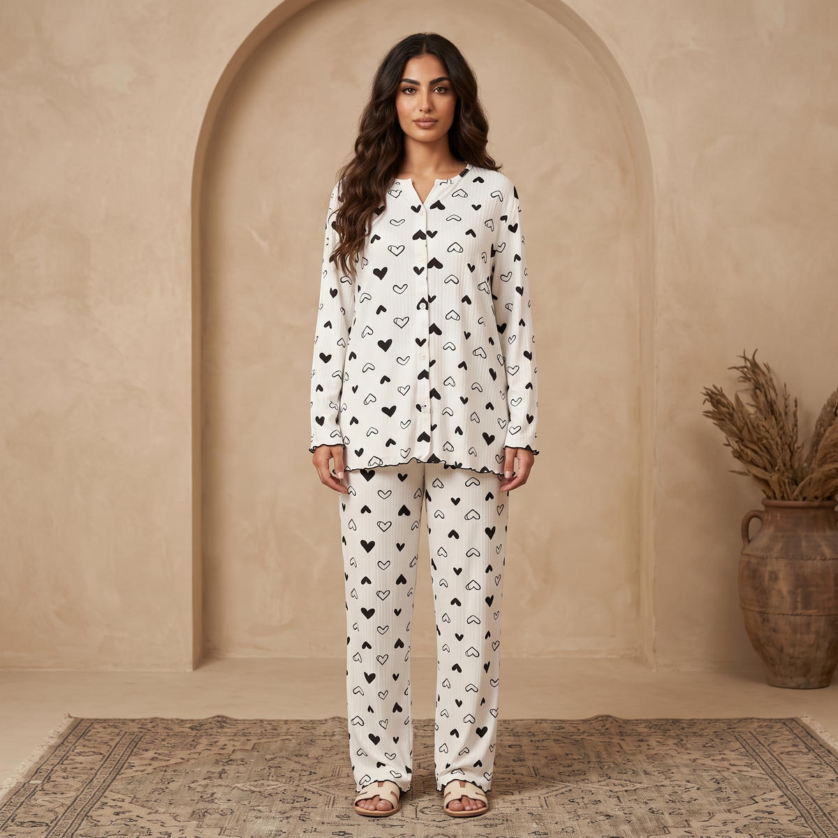 Womens Pajama 2Pcs HM-70523