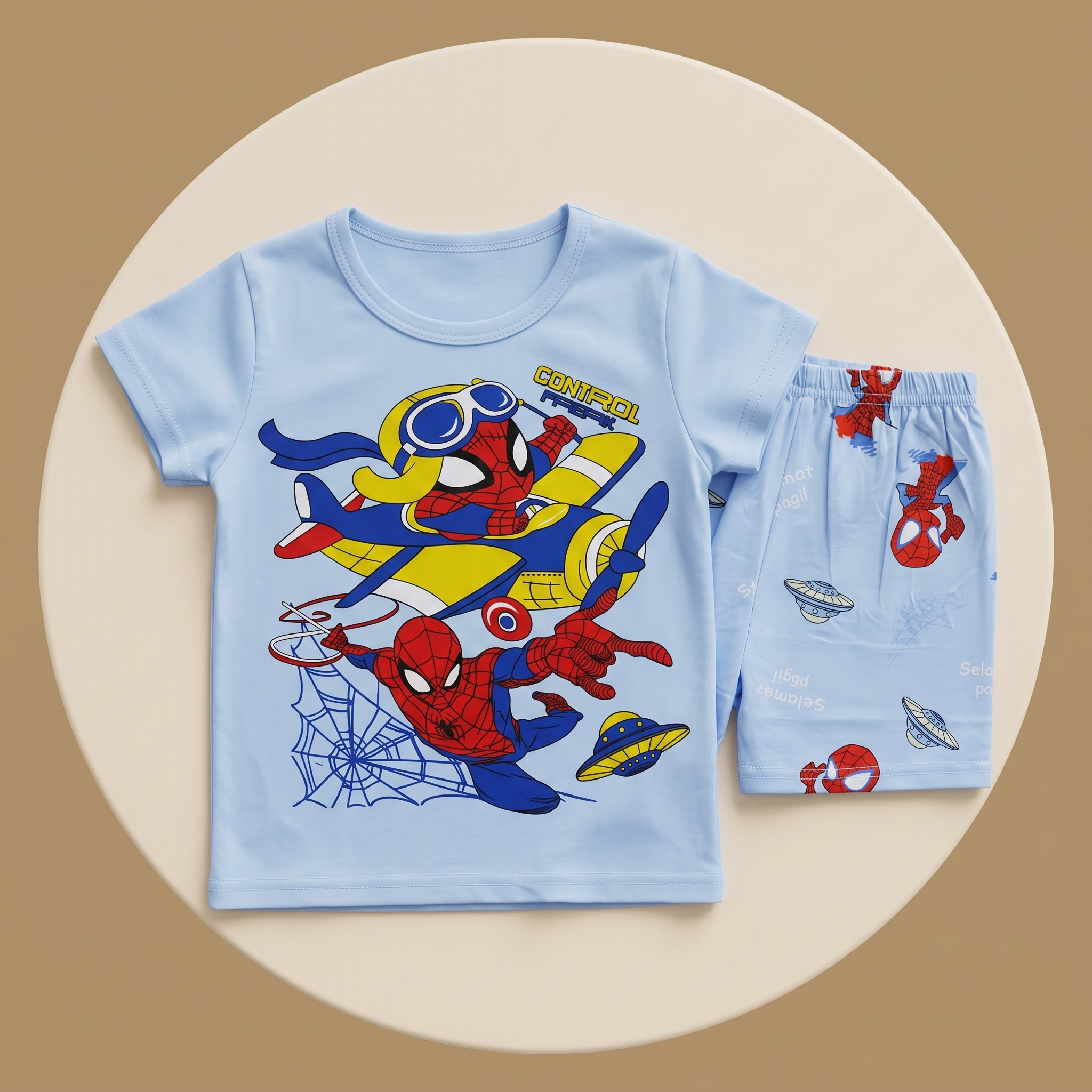 Pilot Spidey H/S Short Set