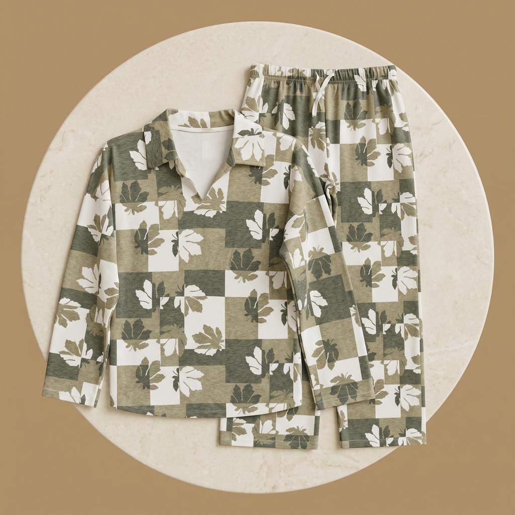Womens Pyjama 2 Pcs 9182
