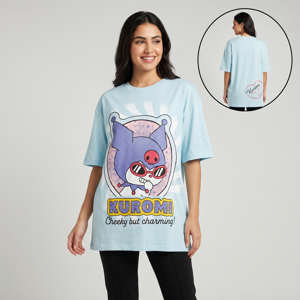 Kuromi Charming Long Polo Shirt