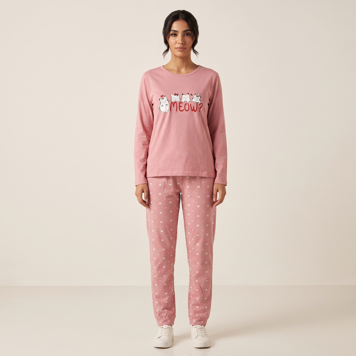 Womens L/S Pajama 2Pcs WB13083
