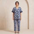 Womens Cotton Pyjama Set LS-111/J-51