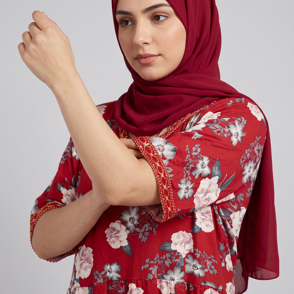 طقم فستان وبنطال نسائي 6250