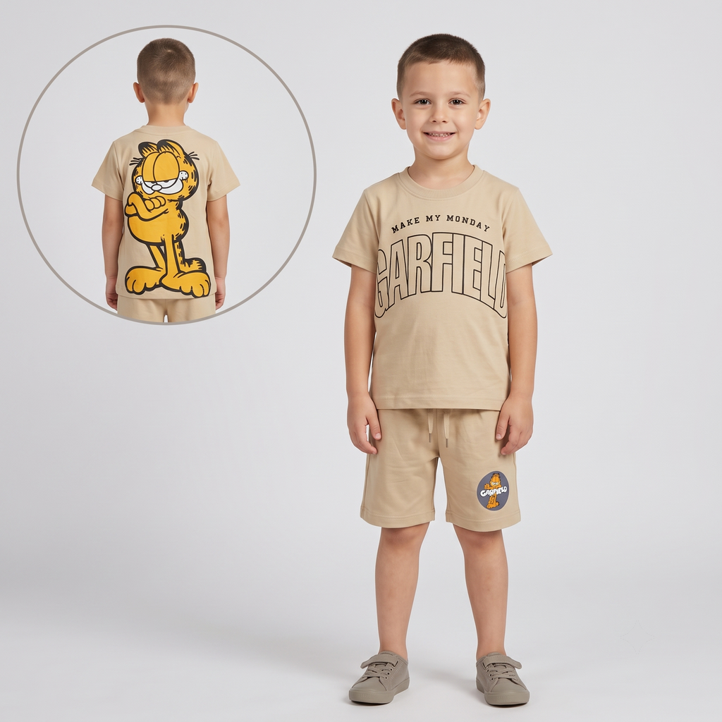 Garfeild Monday Boys H/S shorts