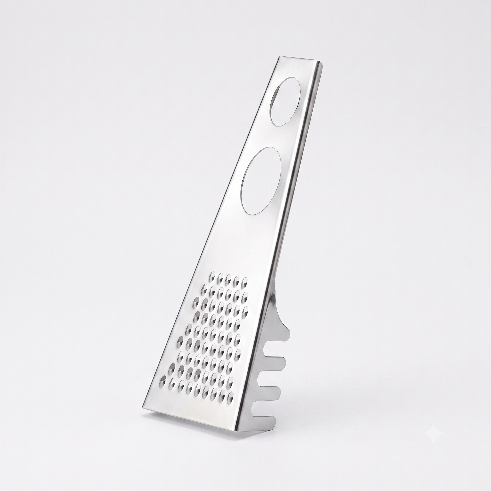 Steel cheese grater